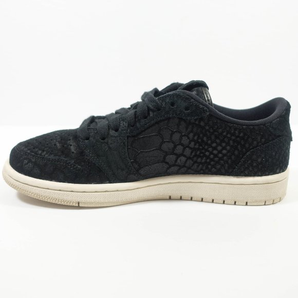 Nike Air Jordan 1 Retro Low Python Print Sneakers - Women's Size 7 - Picture 5 of 9